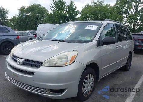 2005 Toyota Sienna Le из США, поврежденный, VIN 5TDZA23C45S303664